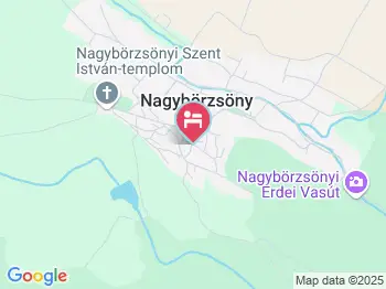 Erzsi Vendégház Nagybörzsöny a térképen