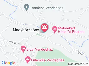 I. Világháborús emlékmű Nagybörzsöny a térképen