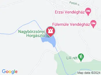 Nagybörzsönyi Horgásztó Nagybörzsöny a térképen