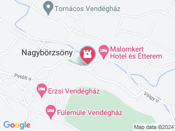 Nagybörzsönyi Vizimalom Nagybörzsöny a térképen