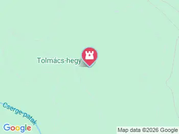 Tolmács-hegy Nagybörzsöny a térképen