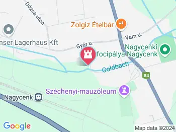 Széchenyi István Nagycenk a térképen