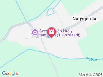 Cseszneky-Mesterházy-kastély Nagygeresd a térképen