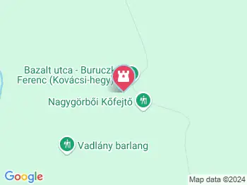 Sziklafolyosó Nagygörbő a térképen