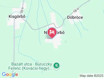 Vadlány Vendégház Nagygörbő a térképen