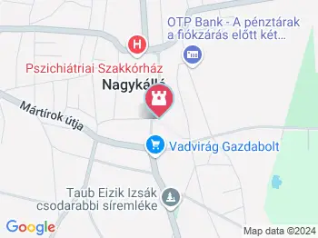 Márciusi ifjú Nagykálló a térképen