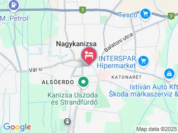 Allegro Szálló Nagykanizsa a térképen