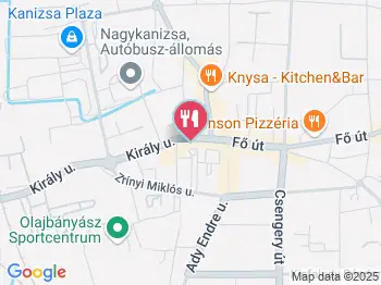 Arditti Belvárosi Pékség Nagykanizsa a térképen