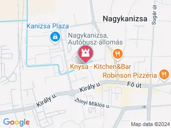 Gróf Bethlen István szobra Nagykanizsa a térképen