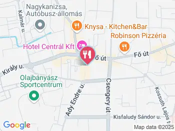 Gyros Ételbár Nagykanizsa a térképen