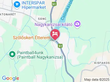 Hotel Szőlőskert Fogadó Nagykanizsa a térképen