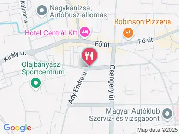 Kaszinó Étterem Nagykanizsa a térképen