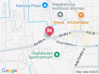 Király Panzió Nagykanizsa a térképen