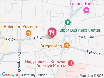 KisHalas Stúdió Étterem Nagykanizsa a térképen