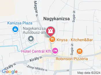 Kiskastély - Művészetek Háza Nagykanizsa a térképen