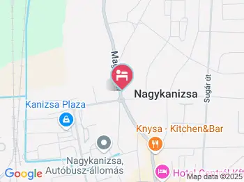 Oázis Hotel Nagykanizsa a térképen