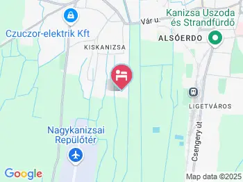 Pelikán Magánszállás Nagykanizsa a térképen