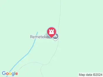 Lourdes-i barlang Nagykapornak a térképen