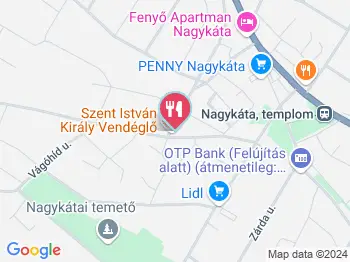 Szent István Király Vendéglő Nagykáta a térképen