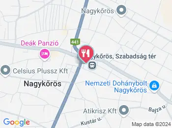 Félegyházi Pékség 24. Mintabolt Nagykőrös a térképen