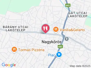 Fodor Fagyizó Nagykőrös a térképen