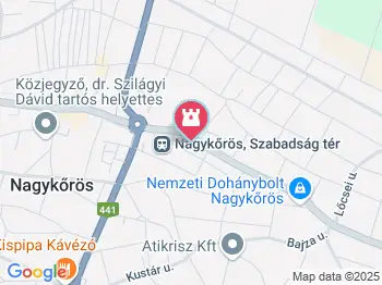 Nagykőrösi Református templom Nagykőrös a térképen