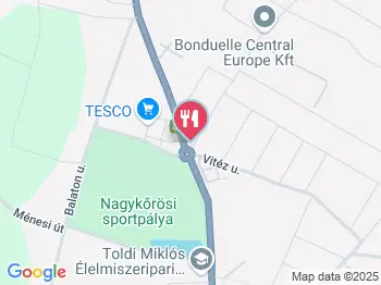 Pátria Bisztró Nagykőrös a térképen