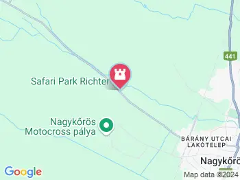 Richter Safari Park Nagykőrös a térképen