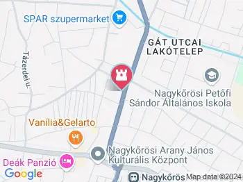 Tímárház Nagykőrös a térképen