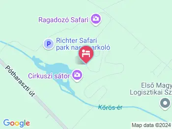 Tóparti Safari Házak Nagykőrös a térképen