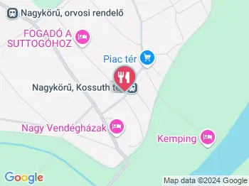 Halász Vendéglő Nagykörű a térképen