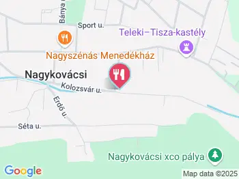 Kislábos Vendéglő Nagykovácsi a térképen