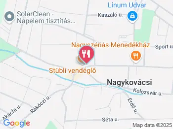 Levendula Kertvendéglő Nagykovácsi a térképen