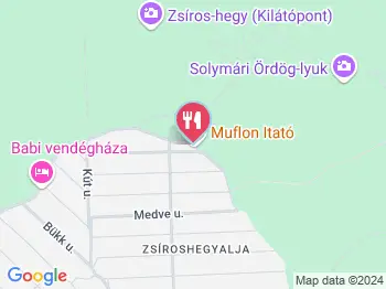 Muflon Itató Nagykovácsi a térképen