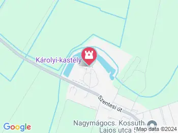 Károlyi-kastély Nagymágocs a térképen