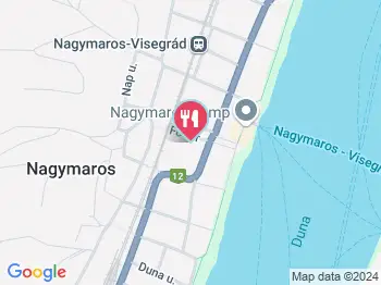 Bor-Piac Nagymaros a térképen