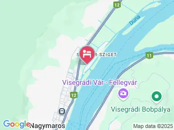 Dunapart Villa Nagymaros a térképen