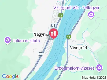 Maros Étterem Nagymaros a térképen
