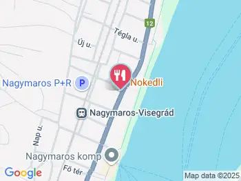Nokedli Nagymaros a térképen