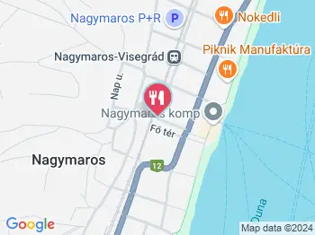 O'mami és Rozmaring bistro étterem Nagymaros a térképen