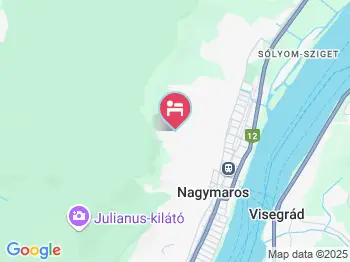 Pipacs Vendégház Nagymaros a térképen