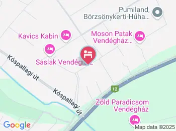 Saslak Vendégház Nagymaros a térképen