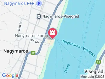 Ulmer Schachtel Nagymaros a térképen