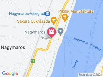 Világháborús & 1956-os emlékmű Nagymaros a térképen