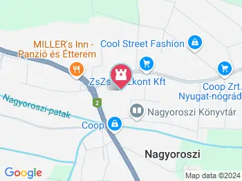 Falusi Régiségek Gyűjteménye Nagyoroszi a térképen