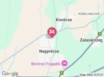 Szent Márton Jurtaszállás Nagyrécse a térképen