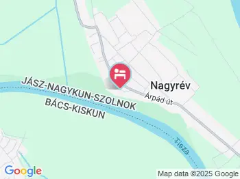 Szőke Tisza Pihenőpark Nagyrév a térképen