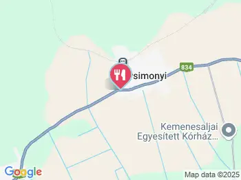 Aero Étterem - Tokorcs Repülotér Nagysimonyi a térképen