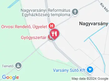 Szeszdonald's Nagyvarsány a térképen