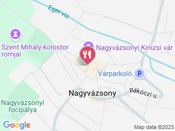 Mátyás Udvar Bisztró & Terasz Nagyvázsony a térképen